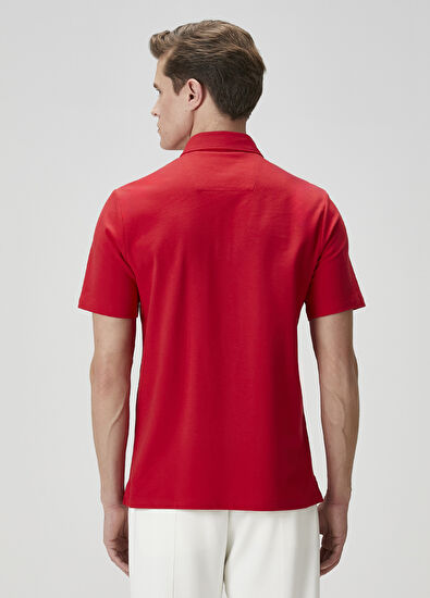 Beymen Club Comfort Fit Red Polo T-Shirt - 5