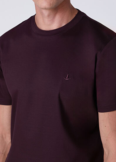 Beymen Club Regular Fit Plum Interlock Basic T-Shirt - 6