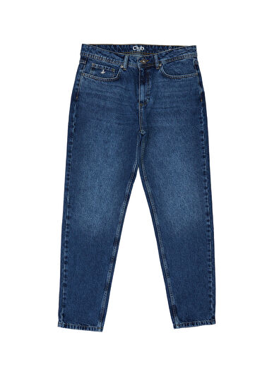 Beymen Club Tapered Fit Blue Jeans - 4