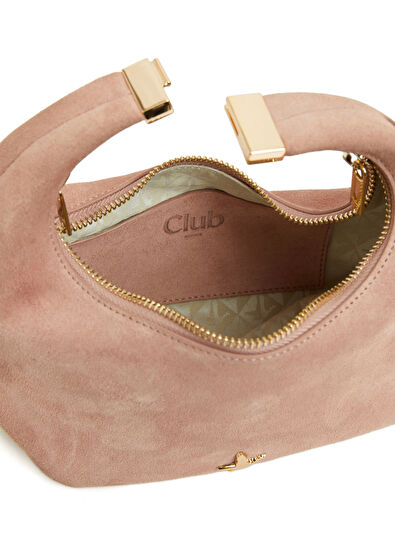 Beymen Club Pembe Drop Askılı Kadın Deri Çanta - 5