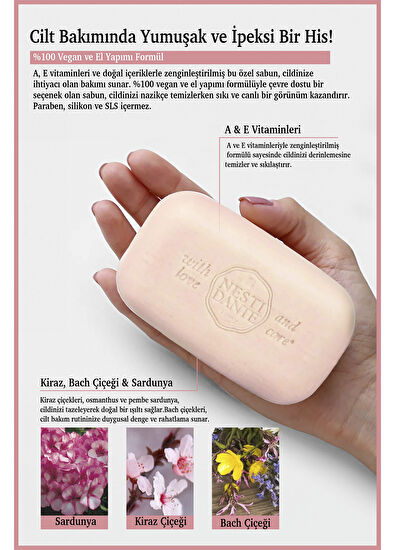 Nesti Dante Philosophia Lift Firming Purifying A E Vitamins Vegan Care Soap Bar 250 g - 3