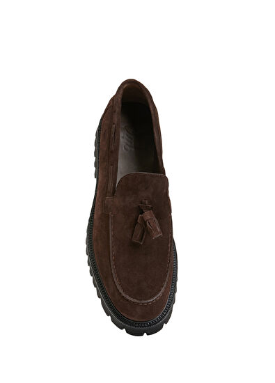 Beymen Club Brown Tassel Detail Men's Leather Loafers - 4