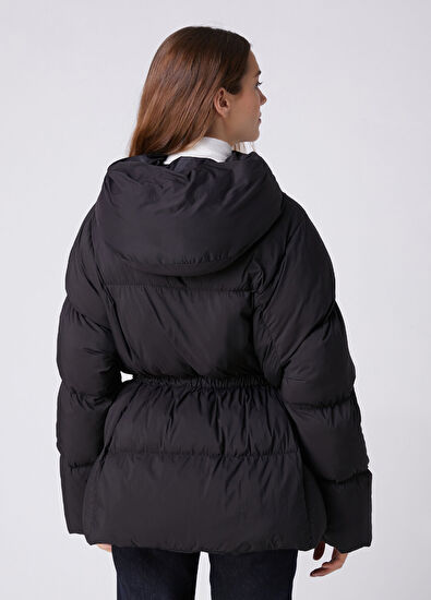 Beymen Club Black Hooded Puffer Coat - 6
