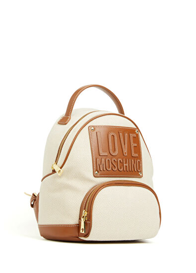 Naturel Logolu Kadın Sırt Çantası - Görsel 4