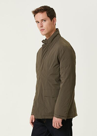 Beymen Club Khaki Jacket with Inner Collar Detail - 4