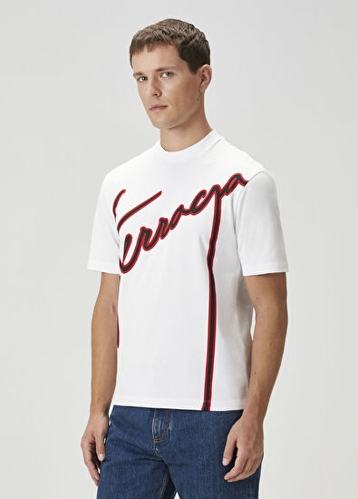 Ferragamo Beyaz Bordo T-shirt - 3