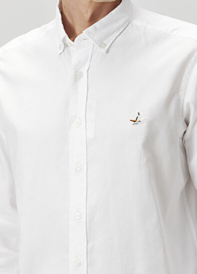 Beymen Club Comfort Fit Beyaz Gömlek - 6