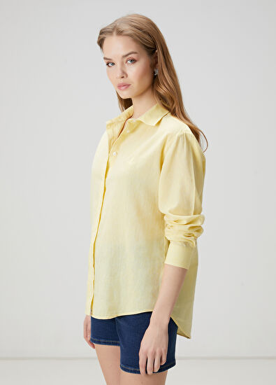 Beymen Club Yellow Linen Shirt - 3