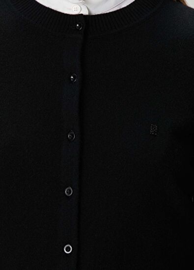 Sandro Emile Siyah Yün Hırka - 5