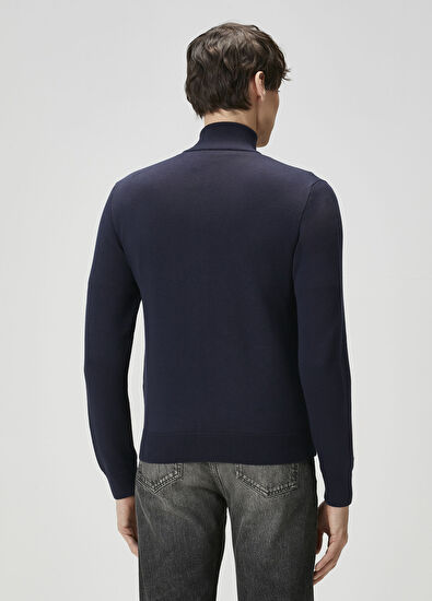 Versace Navy Blue Knit Cardigan - 4