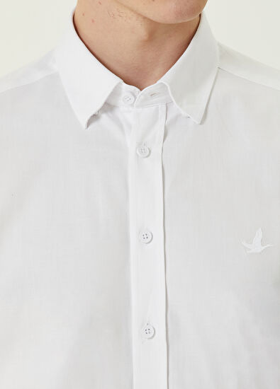Beymen Club Slim Fit Beyaz Gömlek - 5