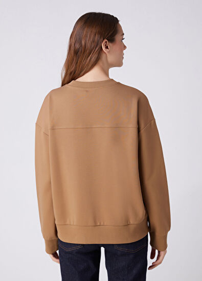 Beymen Club Camel Logo Embroidered Sweatshirt - 5