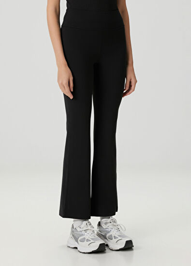 Groove Nulu High Rise Flare Siyah Tayt - Görsel 4