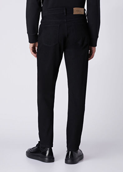 Beymen Club Slim Fit Dark Wash Black Lycra Jeans - 3