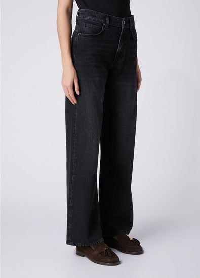 Beymen Club Siyah Straight Tencel Jean Pantolon - 5