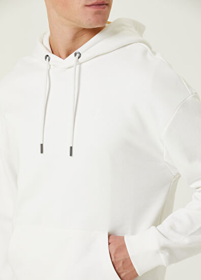 Beymen Club White Hooded Sweatshirt - 5