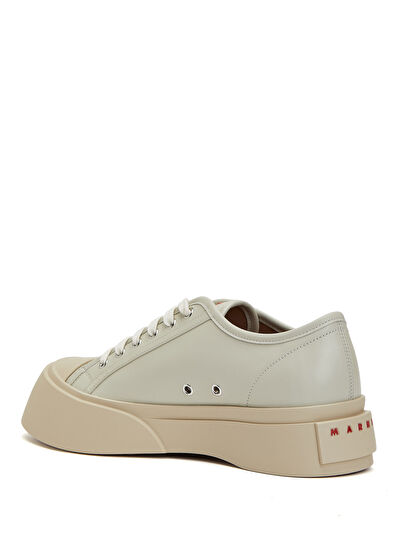 Marni Krem Erkek Deri Sneaker - 3