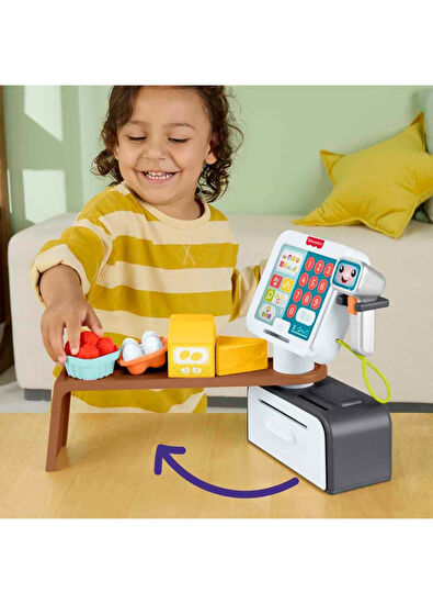 Fisher Price Eğlen ve Öğren Market Kasası JGW99  - 7