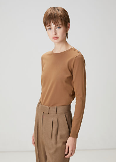 Beymen Club Koyu Bej Basic Kazak - 3