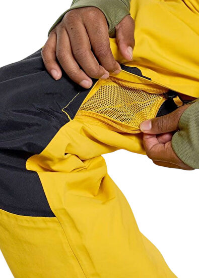 Burton K Skylar 2L Yellow Unisex Kids Ski Pants - 3