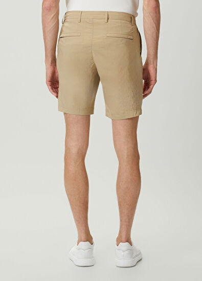 Beymen Club Beige Thin Technical Fabric Shorts - 3