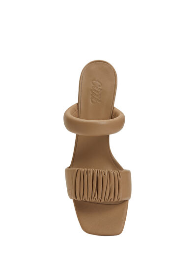 Beymen Club Vizon Bantlı Kadın Deri Terlik - 4