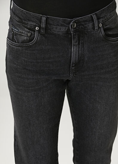 Koyu Gri Jean Pantolon - Görsel 6