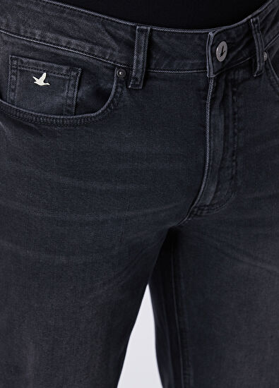 Beymen Club Slim Fit Dark Wash Black Jeans - 4