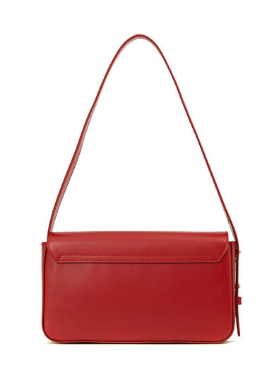 Beymen Club Milano Kırmızı Kadın Deri Omuz Çantası - 4