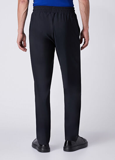 Beymen Club Navy Blue Ribbed Stitched Bonded Technical Pants - 3