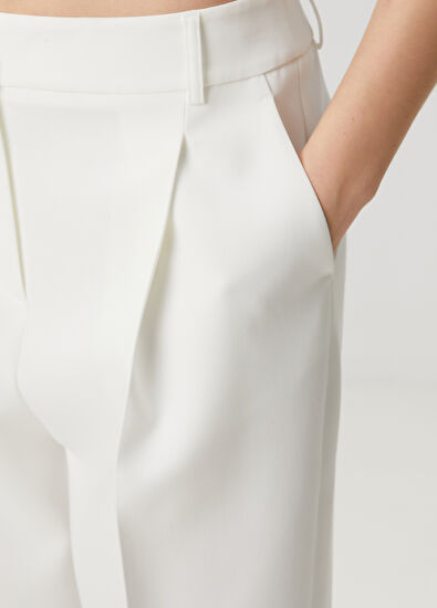 Beymen Club Off-White Formal Pants - 7