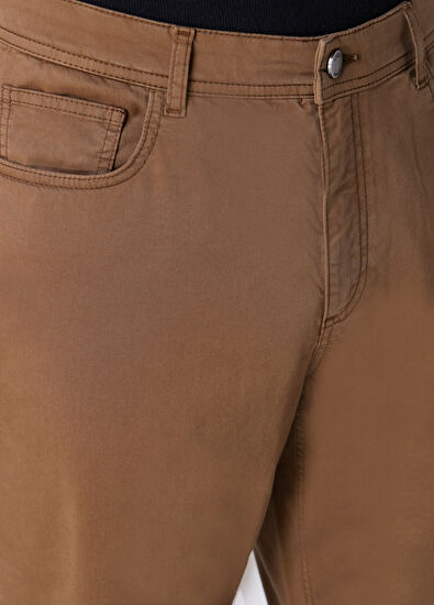 Beymen Club Regular Fit Brown Stretch 5 Pocket Pants - 4