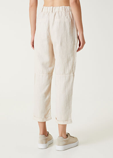 Beymen Club Beige Linen Trousers - 5