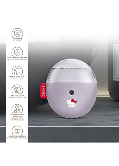 Geske Hello Kitty Facial Hydration Refresher Mor Buharlı Cilt Nemlendirici ve Yenileyici Yüz Bakım Cihazı  - 5