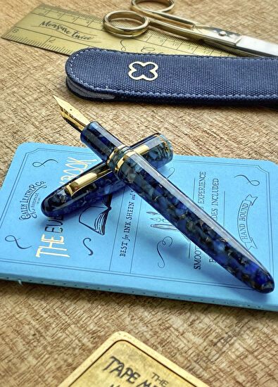 Esterbrook Esterbrook Estie Nouveau Bleu Medium Tip Gold Fountain Pen - 4