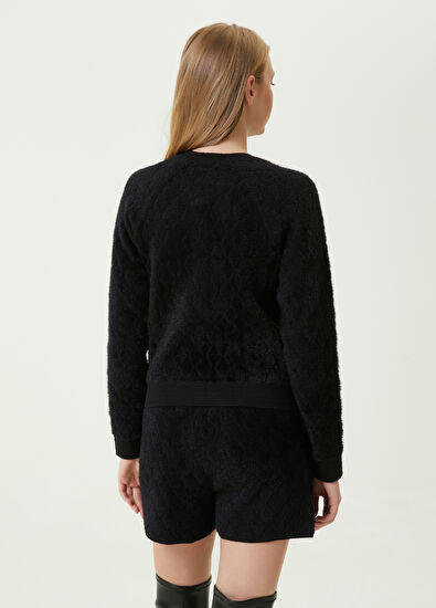 Beymen Club Siyah Bisiklet Yaka Kapitoneli Kazak - 6