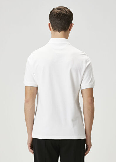 Brunello Cucinelli Beyaz Polo Yaka T-shirt - 4