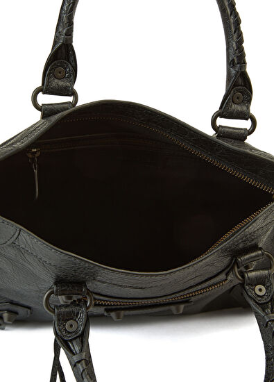 Siyah Kadın Deri Çanta - Görsel 6