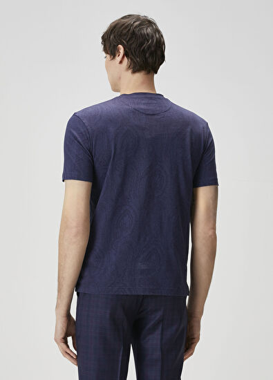 Etro Navy Blue T-Shirt - 4