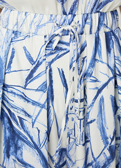 Beymen Club Kırık Beyaz Desenli Tulum - 6