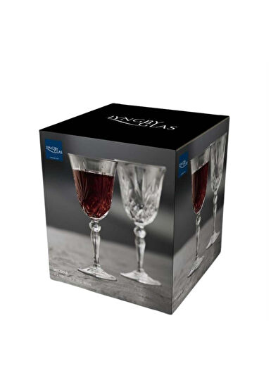Lyngby Glas Melodia Crystal Red Wine Glass Set of 4 - 6