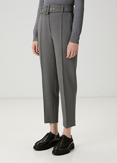Beymen Club Grey Belted Trousers - 5