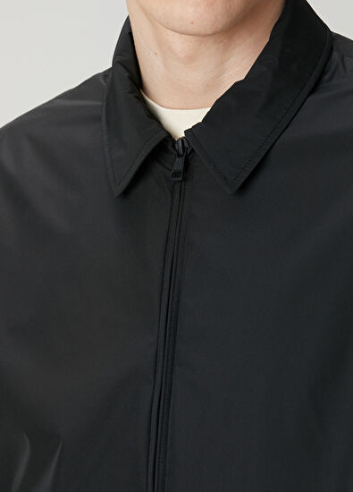 Siyah Kapüşonlu Mont - Görsel 6