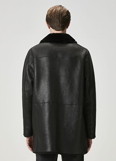 Beymen Club Siyah Deri Kaban - 5