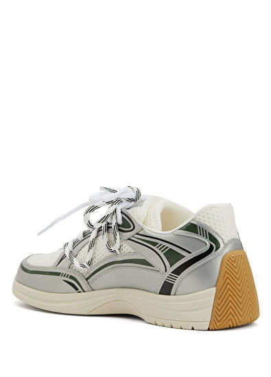 Giuseppe Zanotti Gri Beyaz Erkek Sneaker - 3