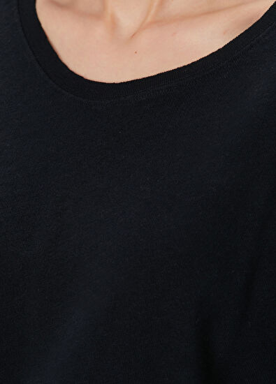 American Vintage Siyah T-shirt - 5