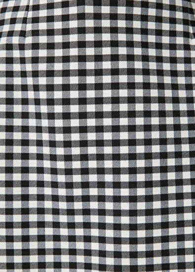 Beymen Club Siyah Beyaz Kareli Mini Etek - 5