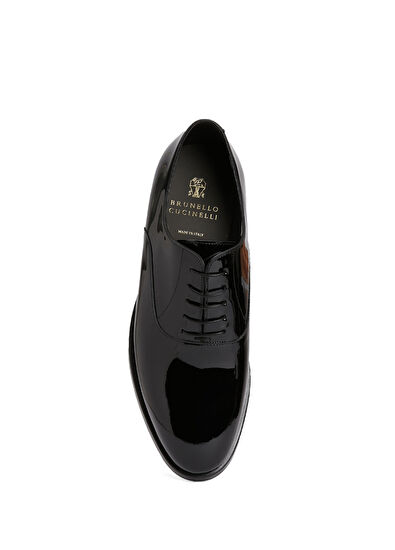 Brunello Cucinelli Black Men's Leather Shoes - 4