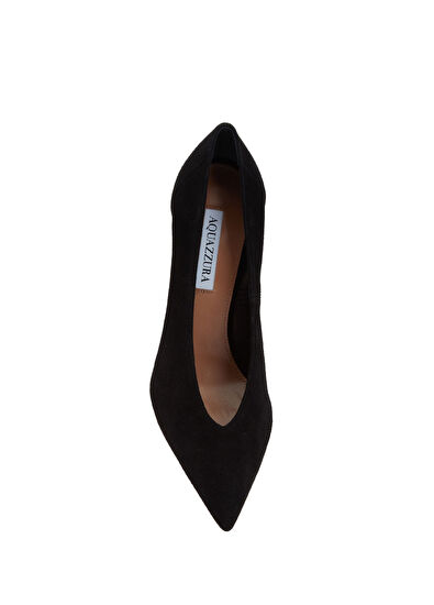 Voltaire Siyah Süet Stiletto - Görsel 5