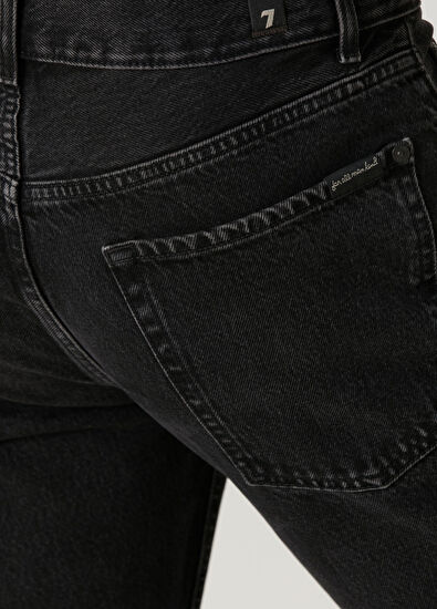 7 For All Mankind The Straight Koto Siyah Jean Pantolon - 5